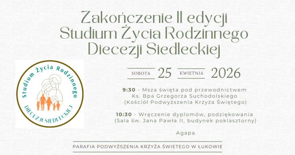 plakat zakończenie studium
